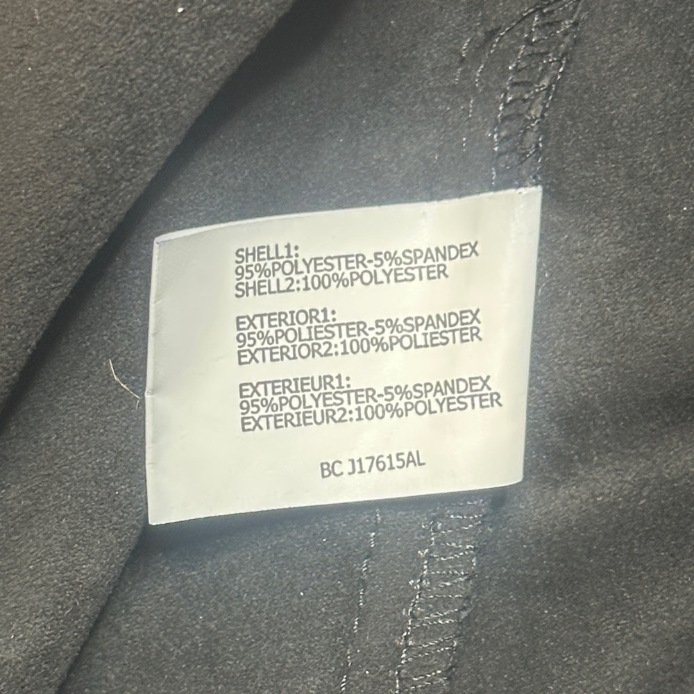 EUC LG Women's Black Faux Suede Jacket with Mesh Sleeve Accents, 6 - Picture 9 of 12
